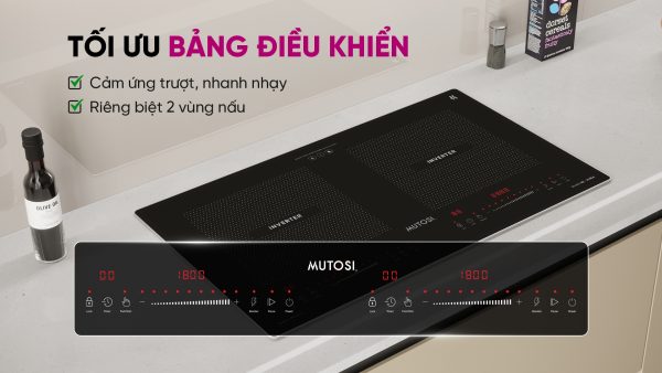 Bếp từ đôi Malaysia Mutosi MI-268KB